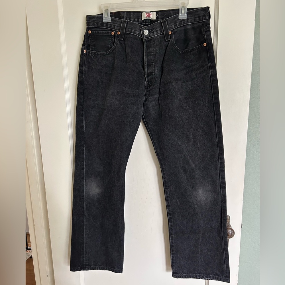 Men's Black Levi’s 501 Jeans
